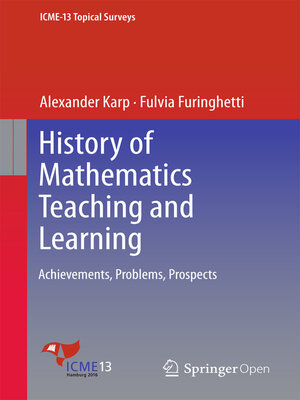 cover image of History of Mathematics Teaching and Learning
